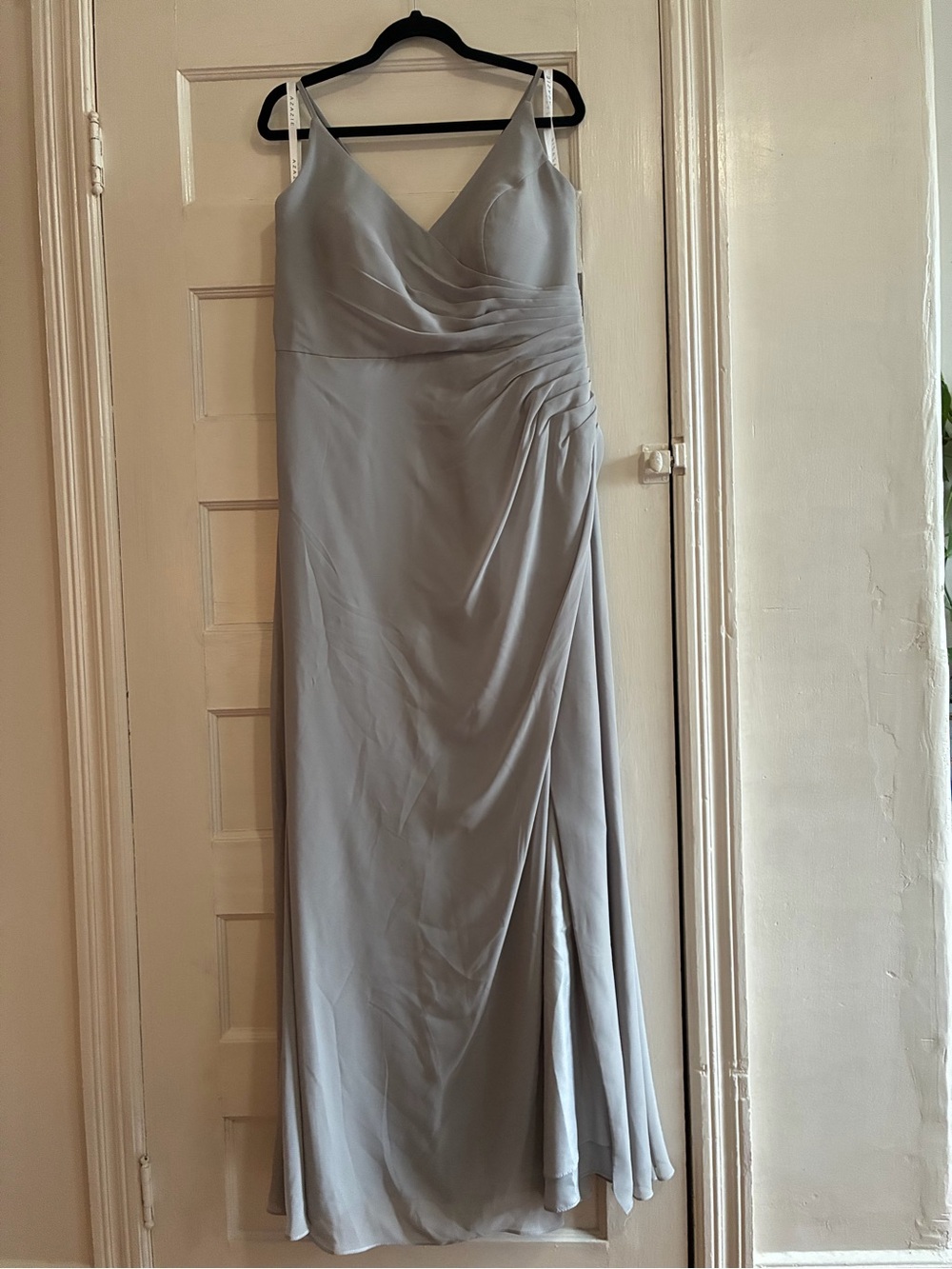 Azazie Silver-Gray Chiffon Dress